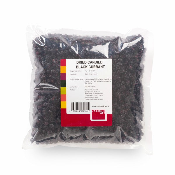 Ribes nero secco zuccherato 1 kg